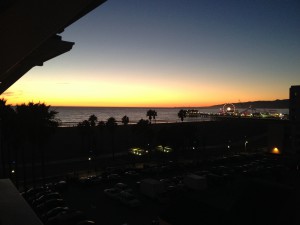 Yes, I missed out on the hawker stands, but at least I got a corn dog at the Santa Monica pier.